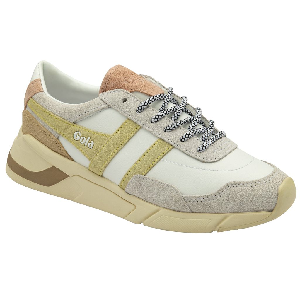 Gola Classics Eclipse Pure Sneakers Blancas Limón Rosas Colombia | 716EUGKFN