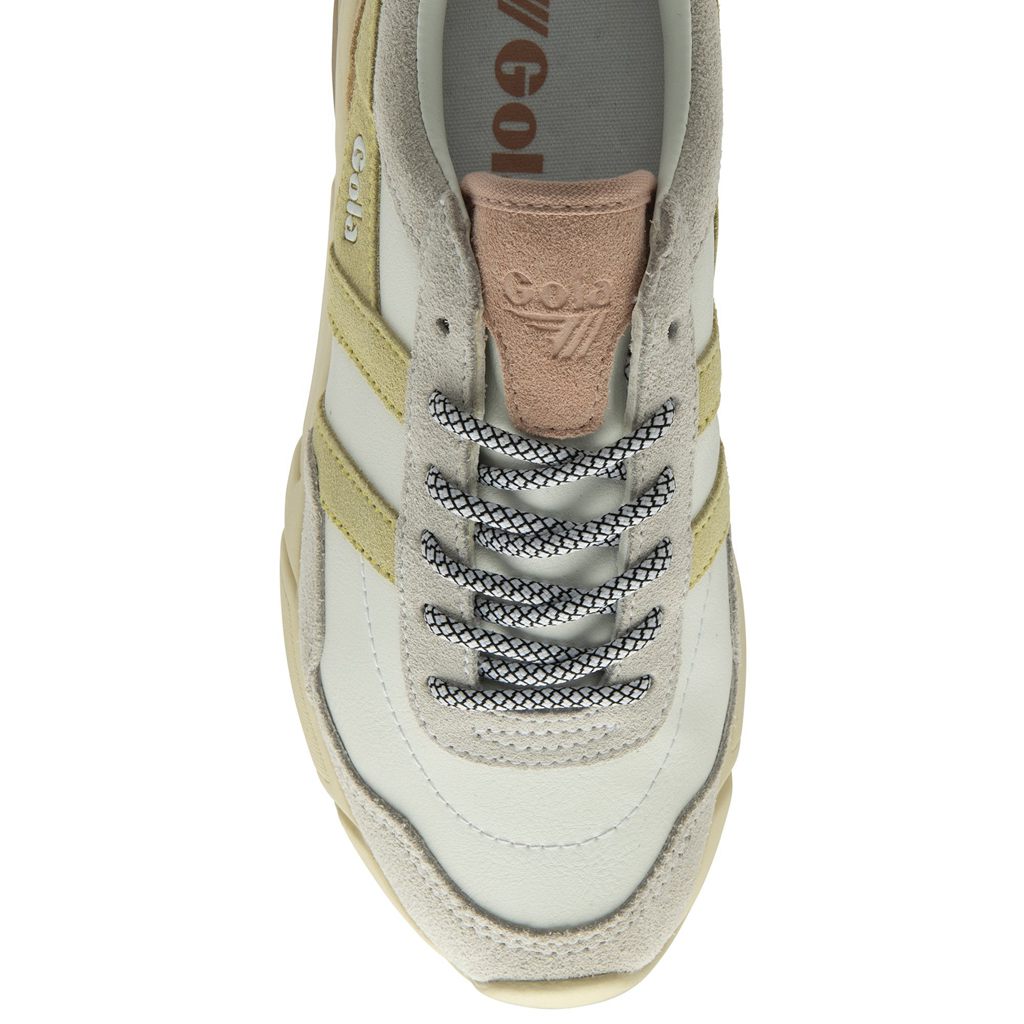 Gola Classics Eclipse Pure Sneakers Blancas Limón Rosas Colombia | 716EUGKFN