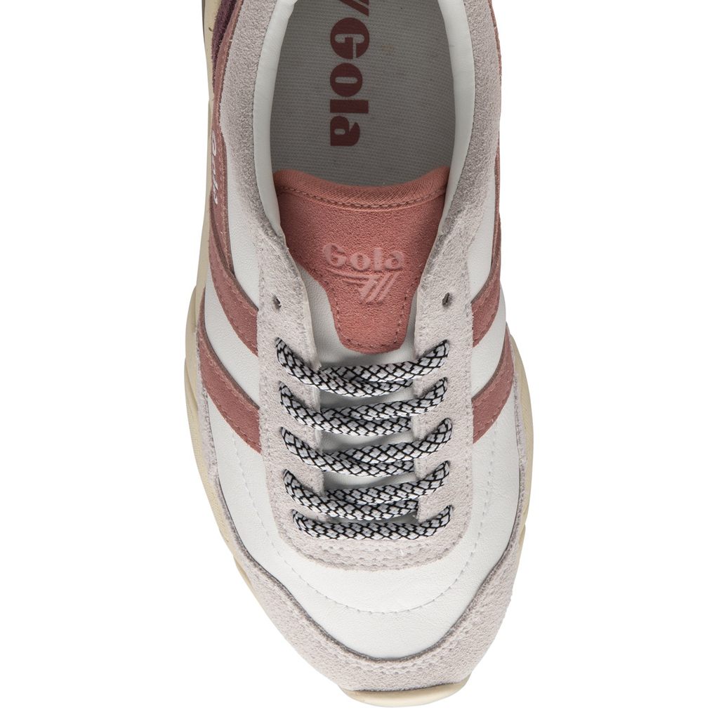 Gola Classics Eclipse Pure Sneakers Blancas Rosas Coral Rosas Colombia | 397CNJPLS