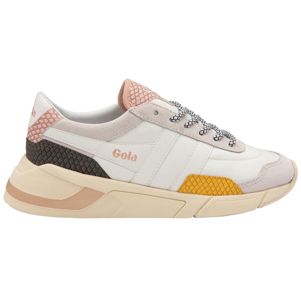 Gola Classics Eclipse Trident Snake Sneakers Blancas Rosas Colombia | 463PRDWVY