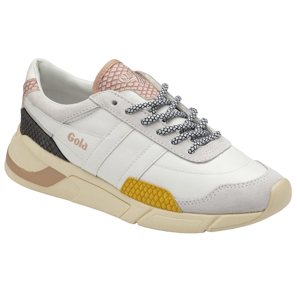 Gola Classics Eclipse Trident Snake Sneakers Blancas Rosas Colombia | 463PRDWVY