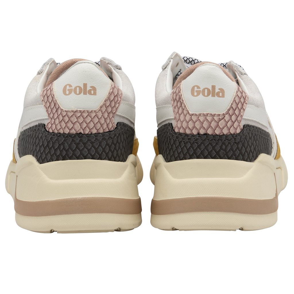 Gola Classics Eclipse Trident Snake Sneakers Blancas Rosas Colombia | 463PRDWVY