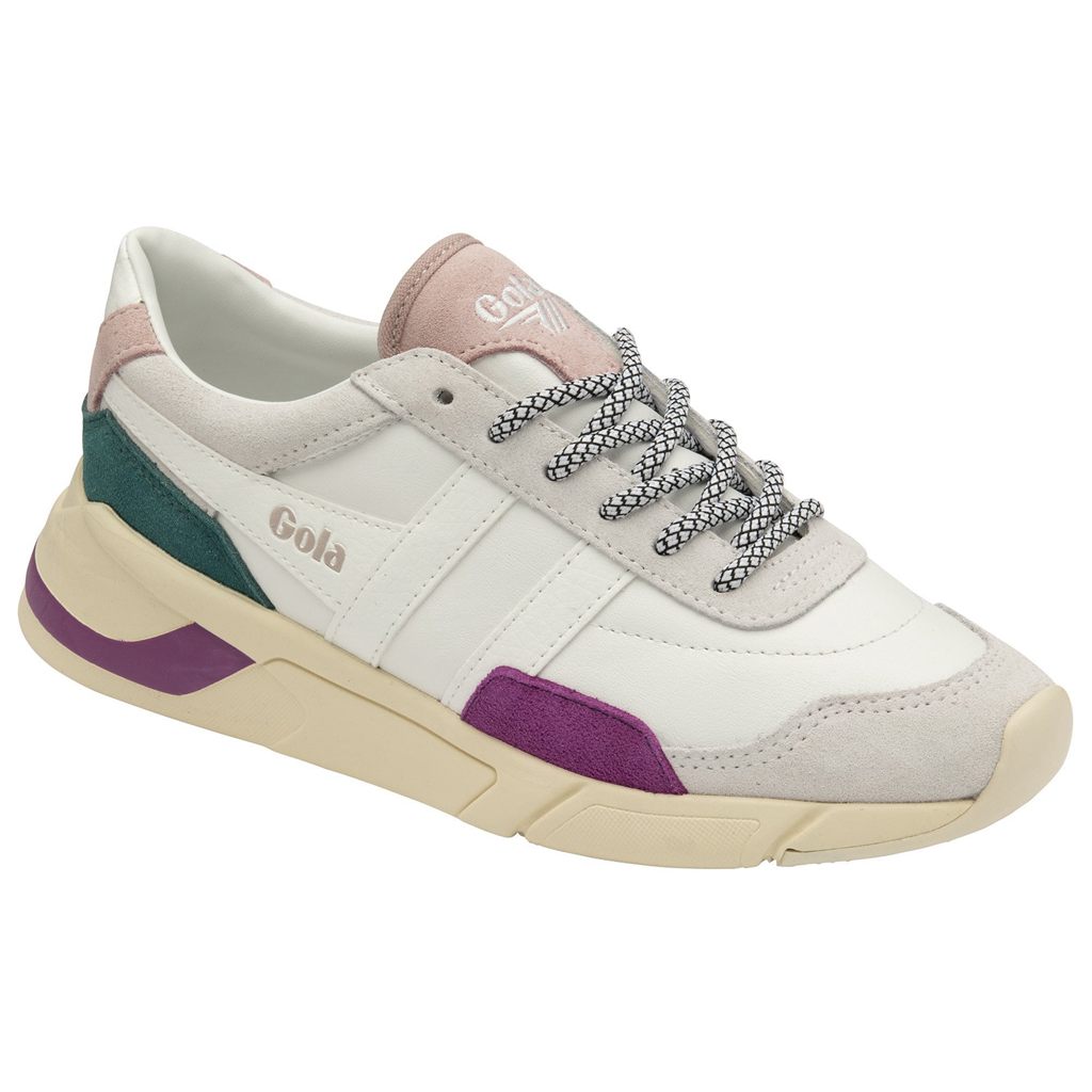 Gola Classics Eclipse Trident Sneakers Blancas Rosas Colombia | 069LNZYUA