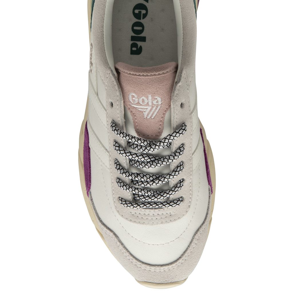 Gola Classics Eclipse Trident Sneakers Blancas Rosas Colombia | 069LNZYUA