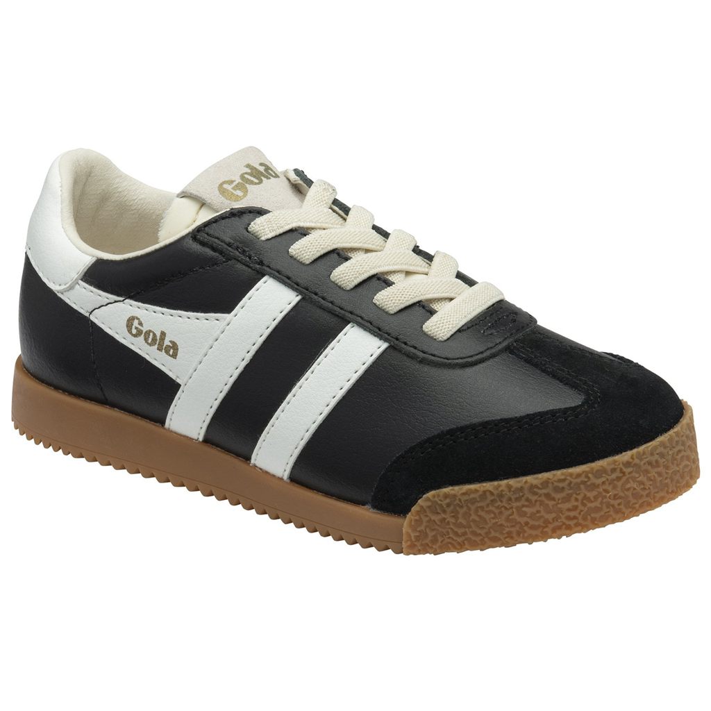 Gola Classics Elan Leather Sneakers Negras Blancas Colombia | 075OSQJET
