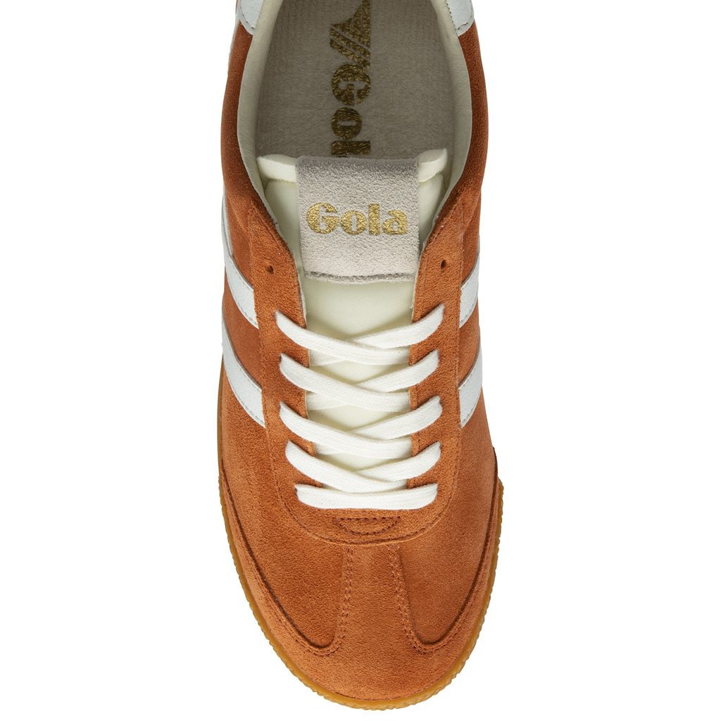Gola Classics Elan Sneakers Naranjas Blancas Colombia | 534ATNGOE