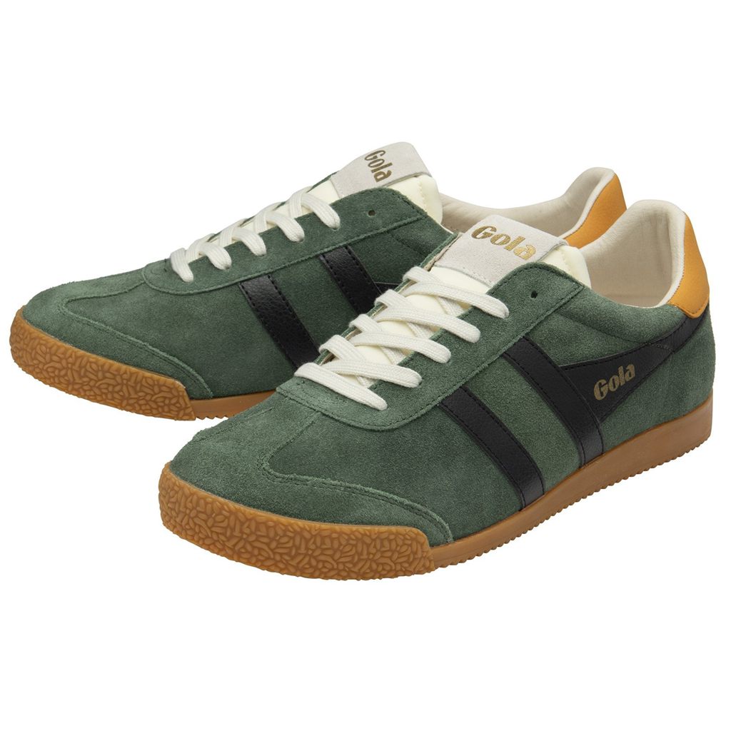 Gola Classics Elan Sneakers Negras Verde Menta Colombia | 527RUKWZG