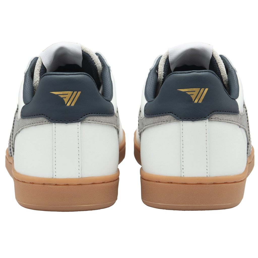 Gola Classics Equipe II Leather Sneakers Blancas Azul Marino Colombia | 405PBUDKM