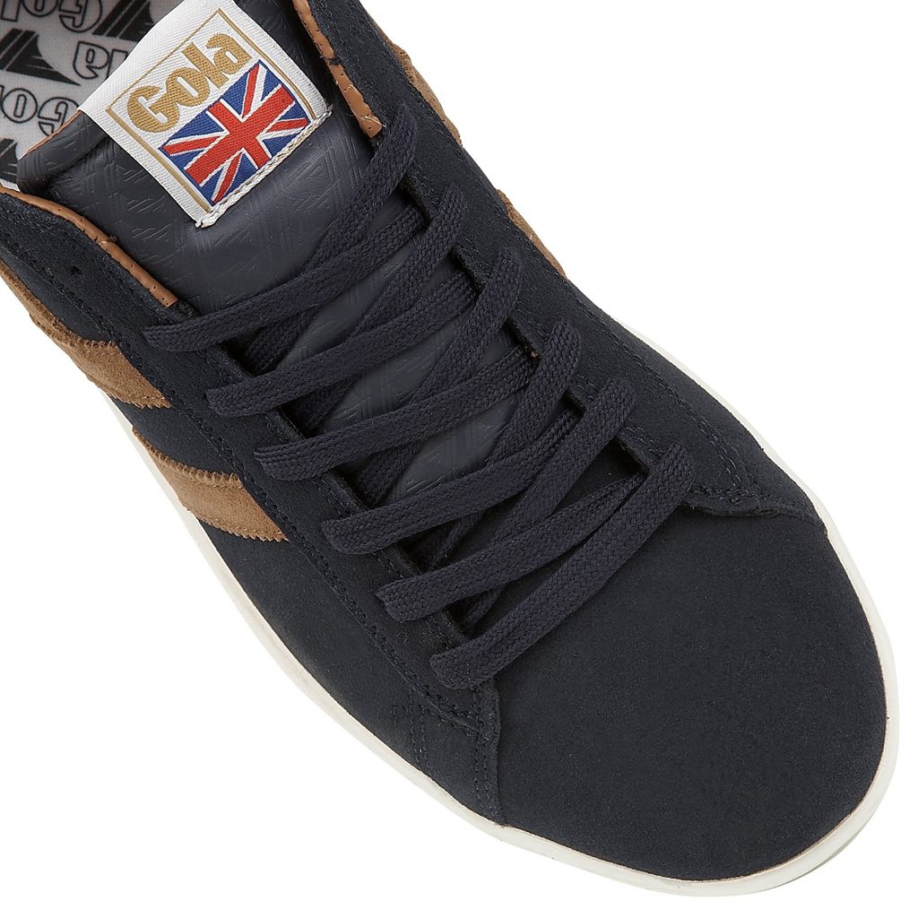 Gola Classics Equipe Suede Sneakers Azul Marino Colombia | 183TRZAWF