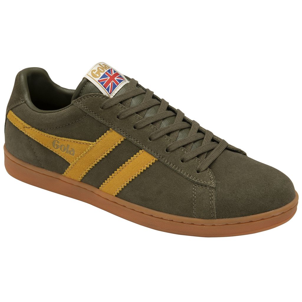 Gola Classics Equipe Suede Sneakers Kaki Colombia | 756NPVTQY