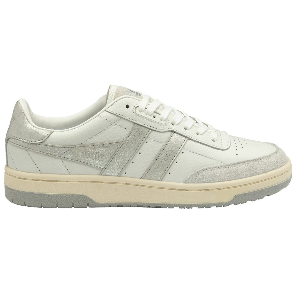 Gola Classics Falcon Mirror Sneakers Blancas Plateadas Colombia | 685KAZWFG