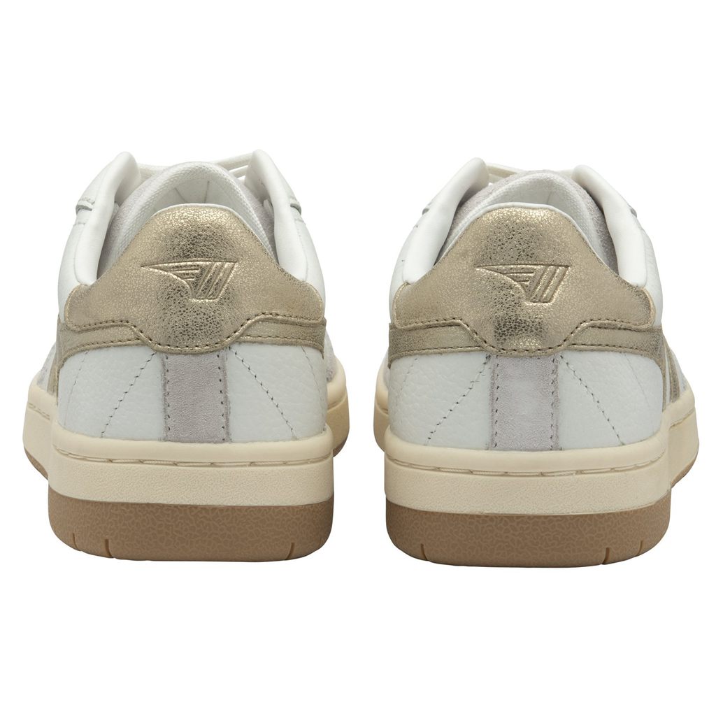 Gola Classics Falcon Mirror Sneakers Blancas Doradas Colombia | 524ULMNGC