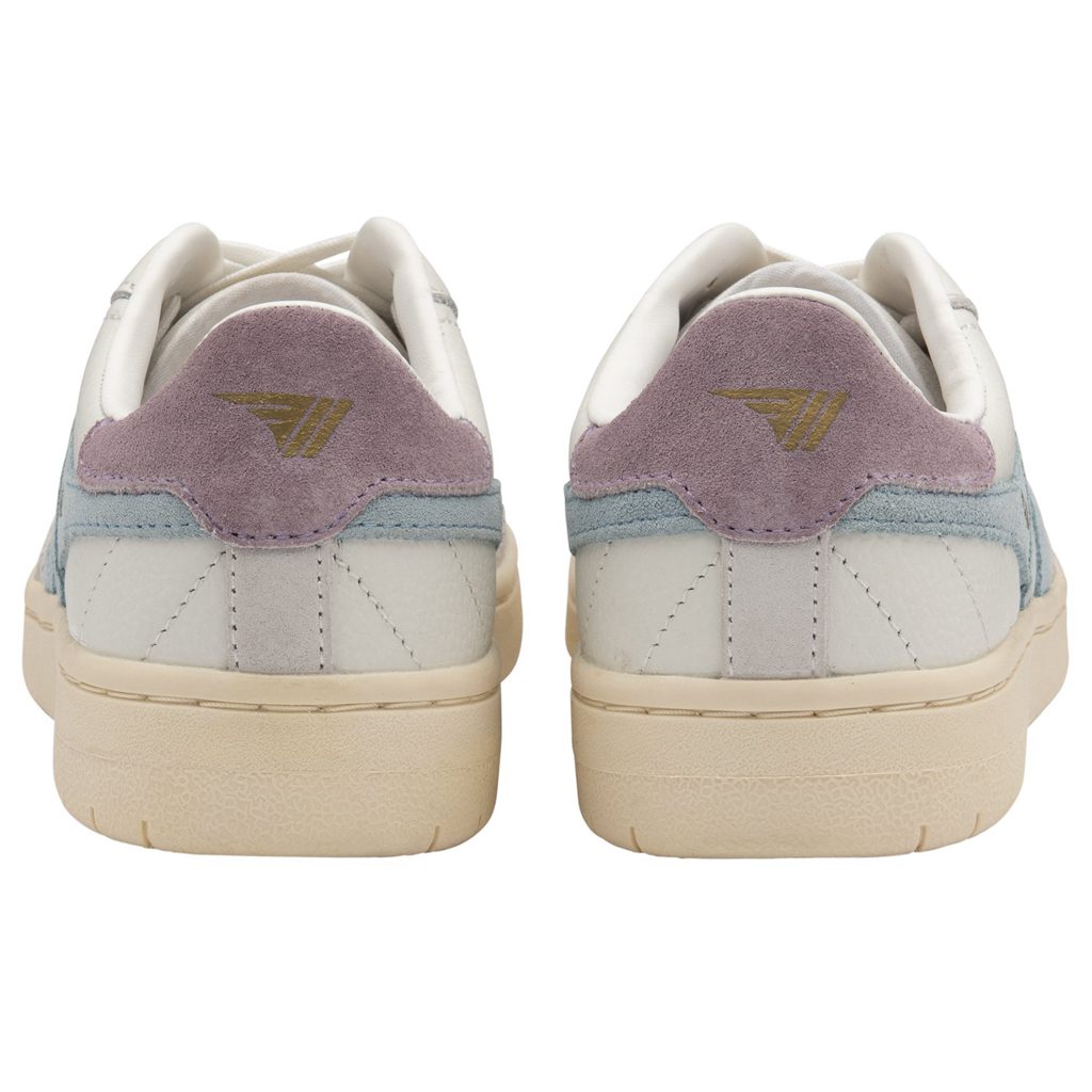 Gola Classics Falcon Sneakers Blancas Azules Colombia | 826XDRKVY
