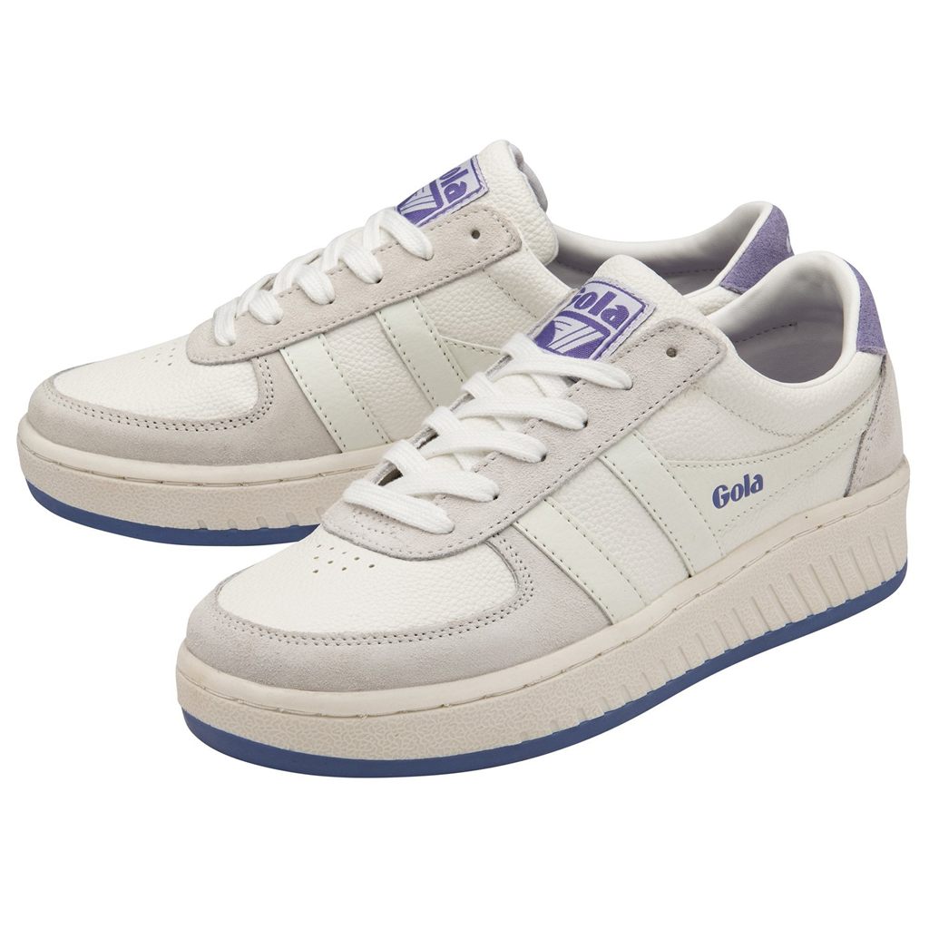 Gola Classics Grandslam '88 Sneakers Blancas Lavanda Colombia | 759GVCBZK