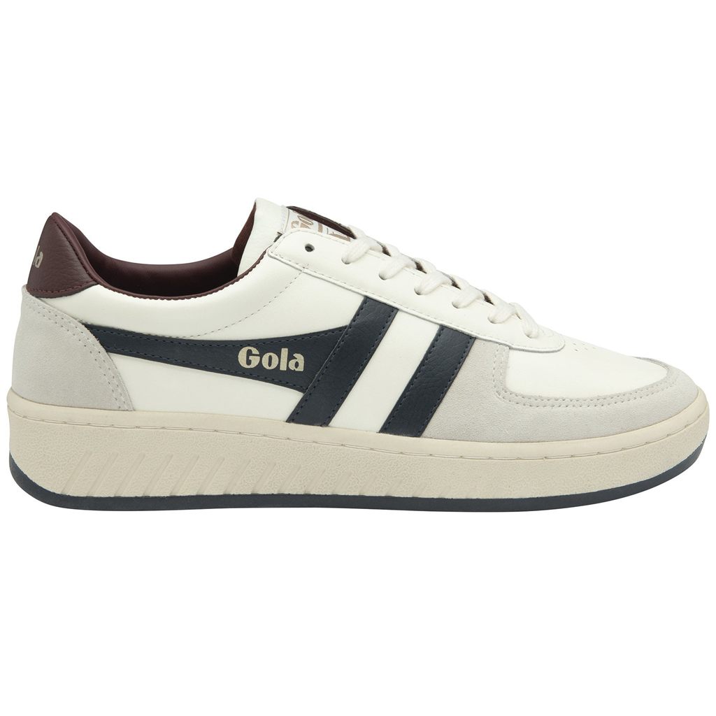 Gola Classics Grandslam Classic Sneakers Blancas Azul Marino Burdeos Colombia | 903RPYCAN