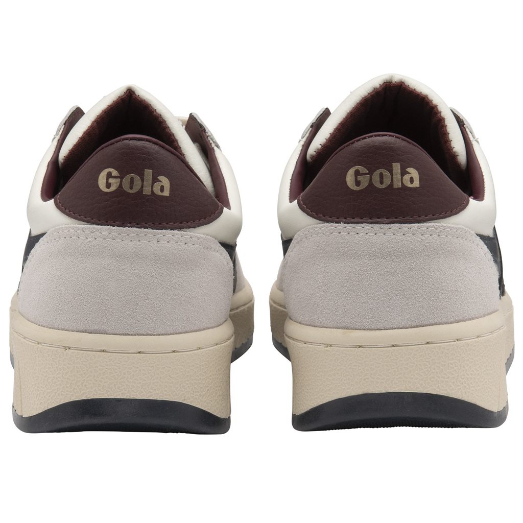 Gola Classics Grandslam Classic Sneakers Blancas Azul Marino Burdeos Colombia | 903RPYCAN
