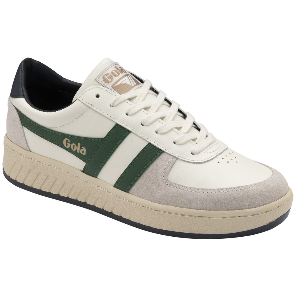 Gola Classics Grandslam Classic Sneakers Blancas Verde Oscuro Azul Marino Colombia | 276WVNOXQ