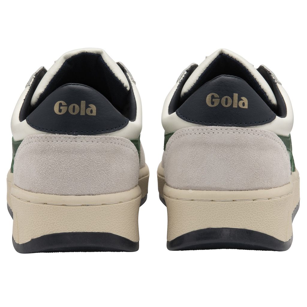 Gola Classics Grandslam Classic Sneakers Blancas Verde Oscuro Azul Marino Colombia | 276WVNOXQ