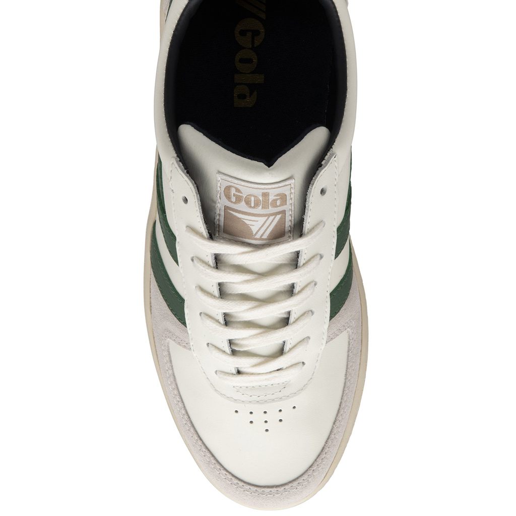 Gola Classics Grandslam Classic Sneakers Blancas Verde Oscuro Azul Marino Colombia | 276WVNOXQ