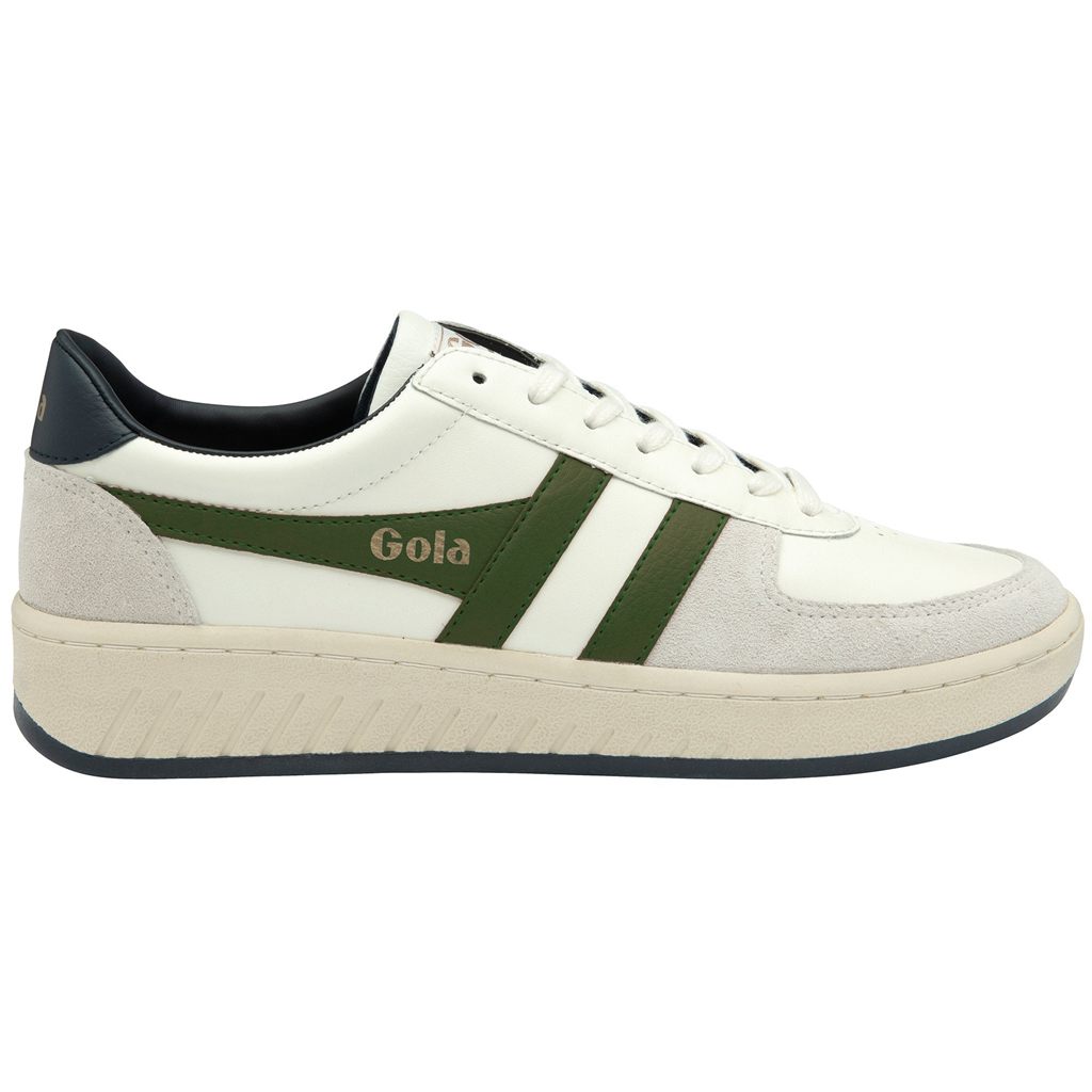 Gola Classics Grandslam Classic Sneakers Blancas Verde Oscuro Azul Marino Colombia | 276WVNOXQ