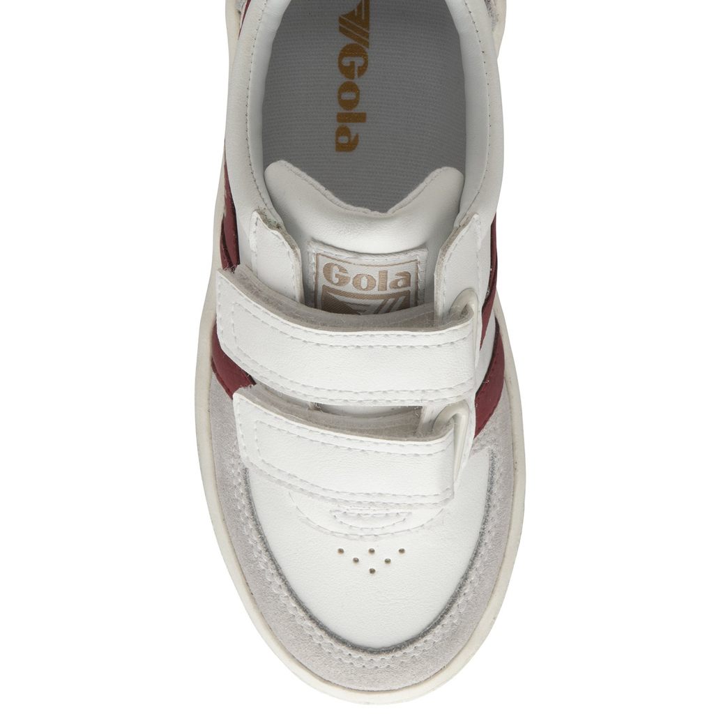 Gola Classics Grandslam Classic Strap Sneakers Blancas Rojas Oscuro Negras Colombia | 041KVAEQC