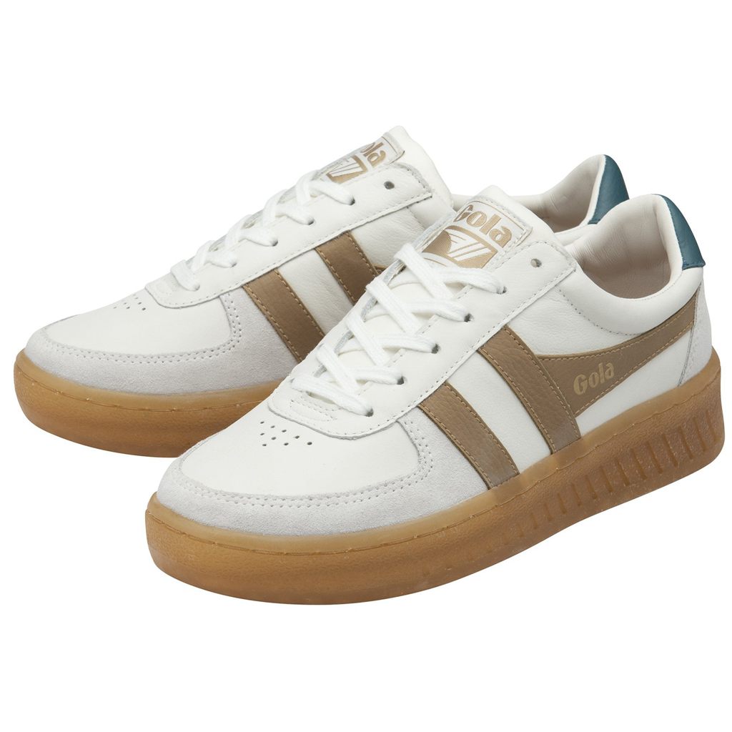 Gola Classics Grandslam Elite Sneakers Blancas Verde Menta Verde Menta Colombia | 594JXGLQZ