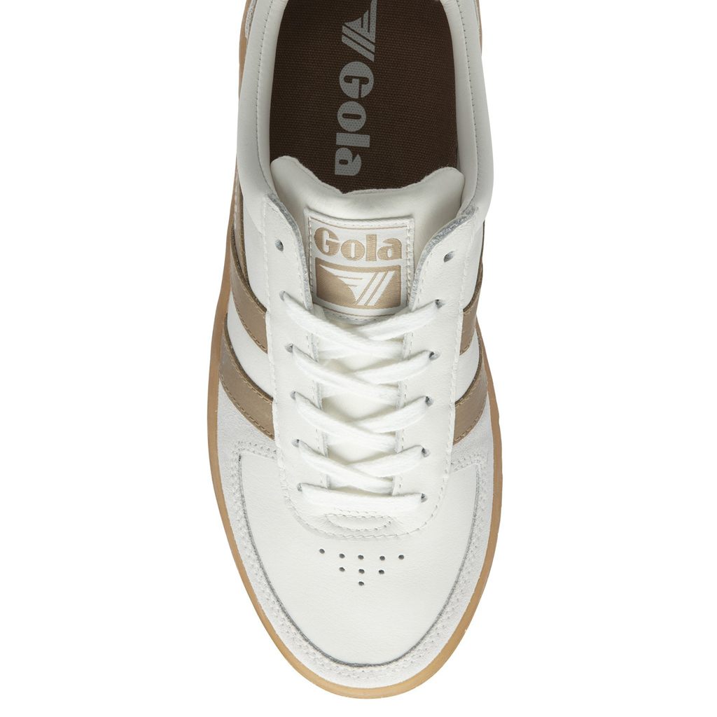 Gola Classics Grandslam Elite Sneakers Blancas Verde Menta Verde Menta Colombia | 594JXGLQZ
