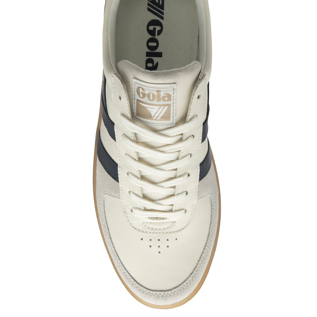 Gola Classics Grandslam Elite Sneakers Blancas Azul Marino Burdeos Colombia | 598DZLQMI