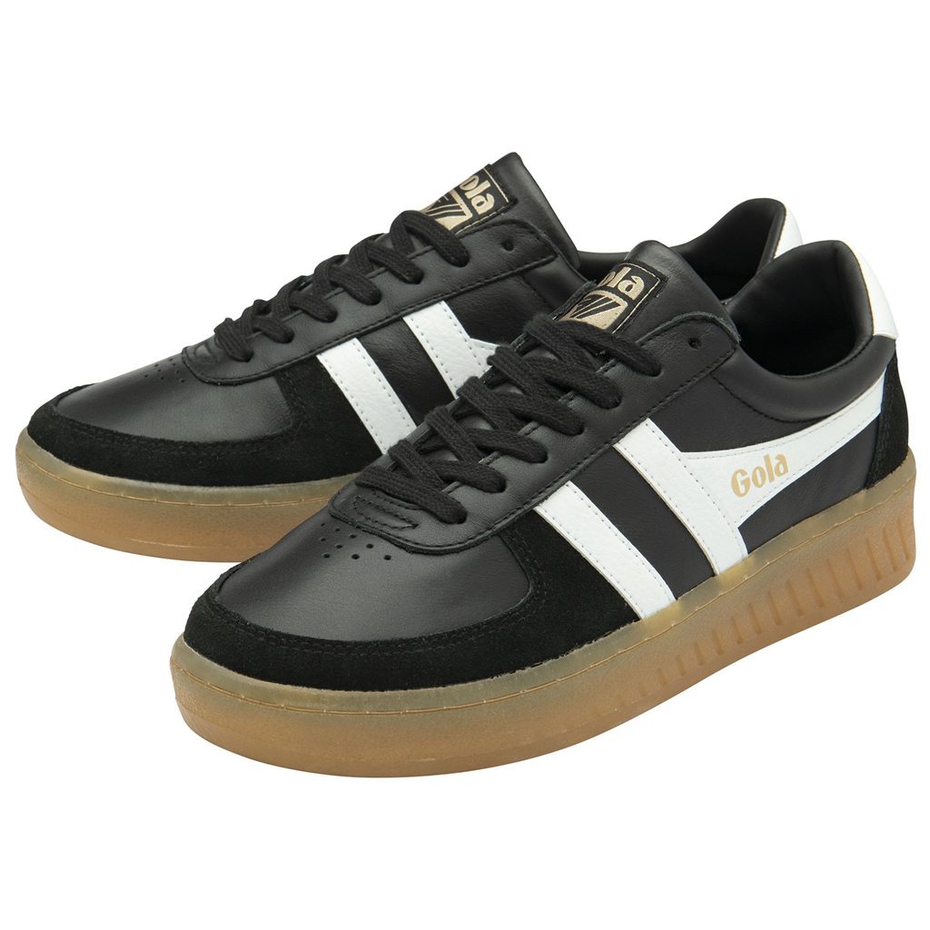 Gola Classics Grandslam Elite Sneakers Negras Blancas Colombia | 643THNVEL