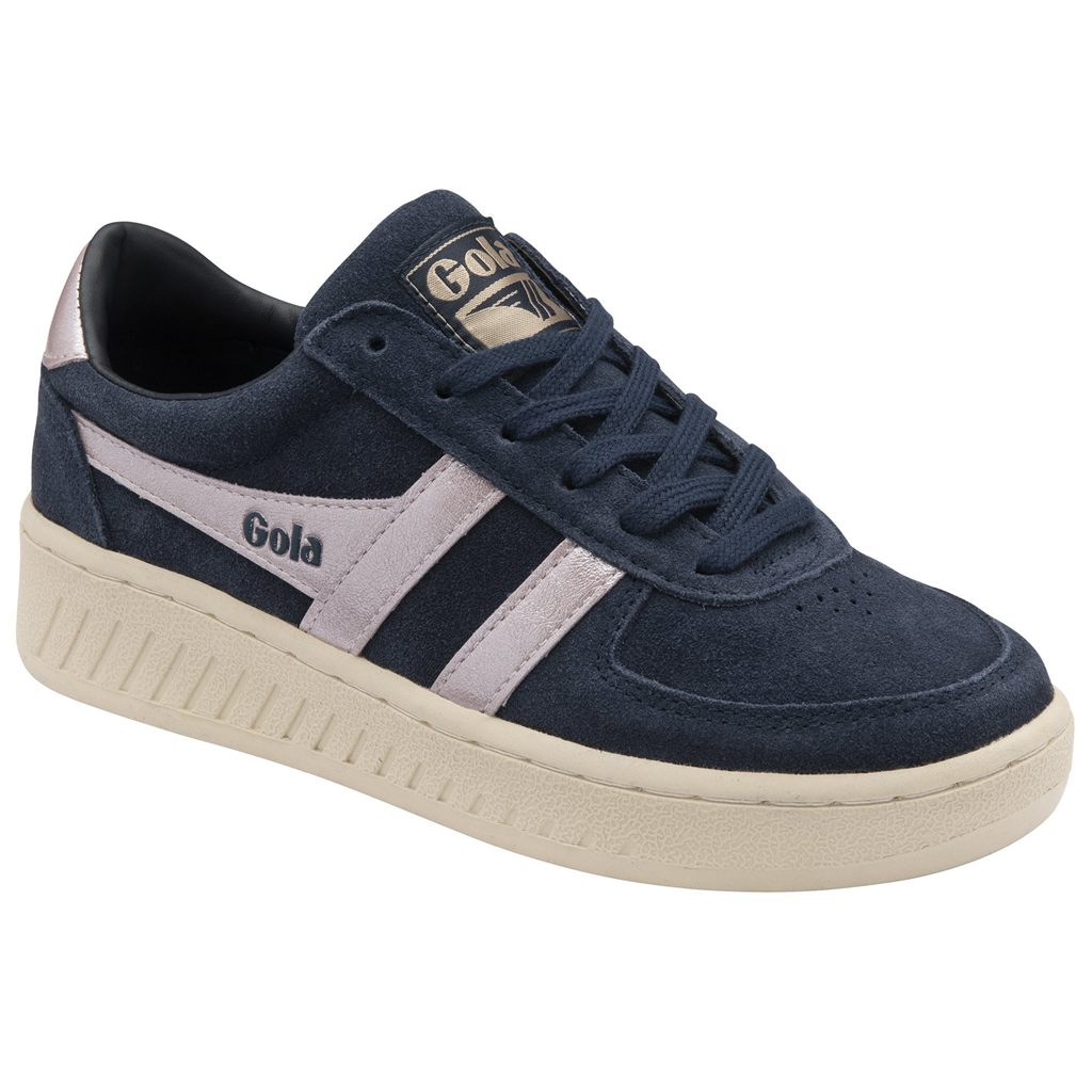 Gola Classics Grandslam Flame Sneakers Azul Marino Rosas Colombia | 805BYKJOF