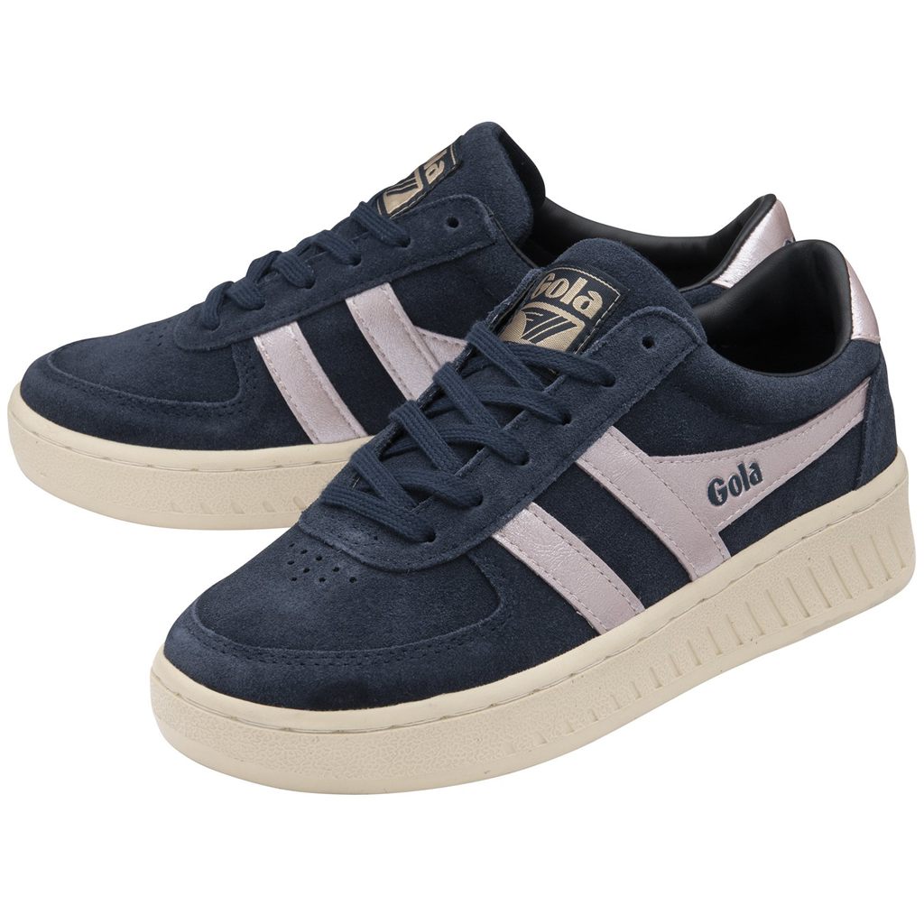 Gola Classics Grandslam Flame Sneakers Azul Marino Rosas Colombia | 805BYKJOF