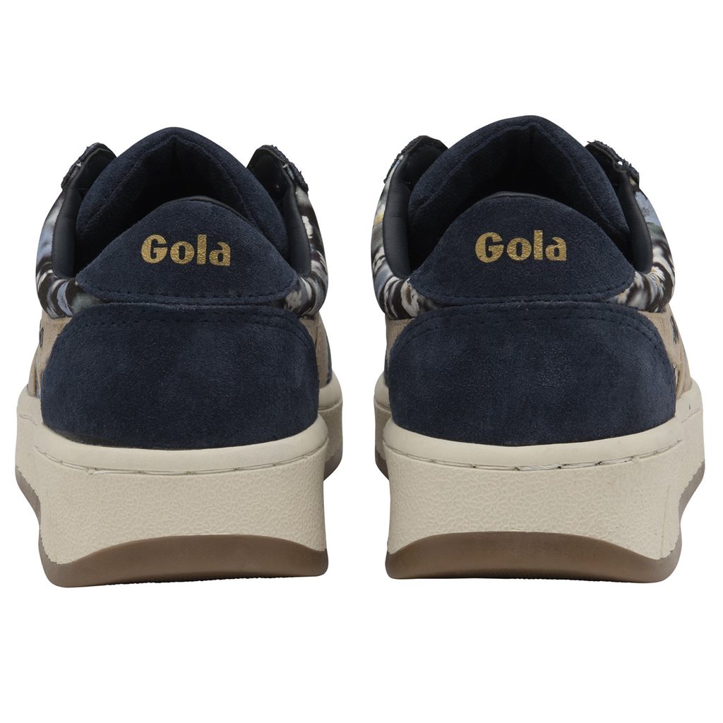 Gola Classics Grandslam LBTY BR Sneakers Azul Marino Doradas Colombia | 071KPCTLG