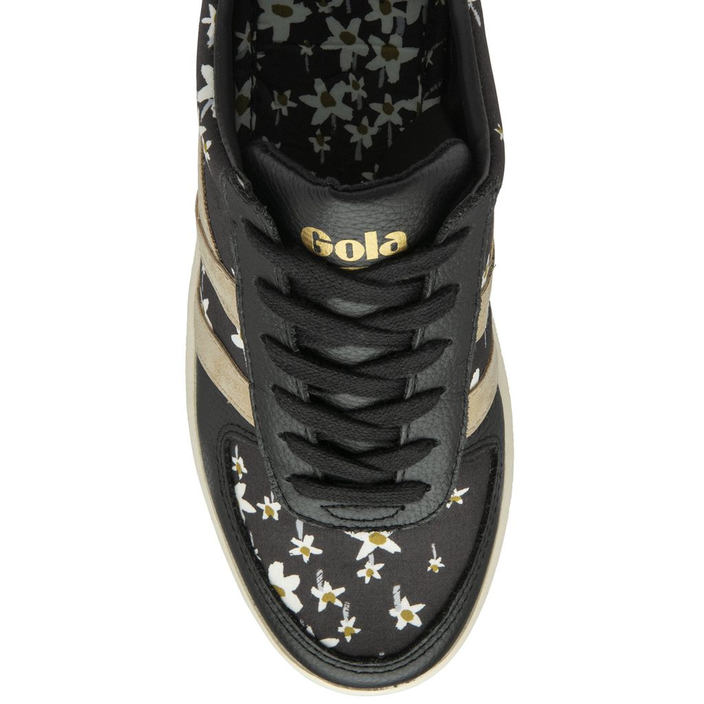 Gola Classics Grandslam LBTY SN Sneakers Negras Doradas Colombia | 796EUZCHS