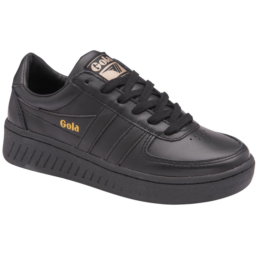 Gola Classics Grandslam Leather Sneakers Negras Colombia | 780TKCGHQ