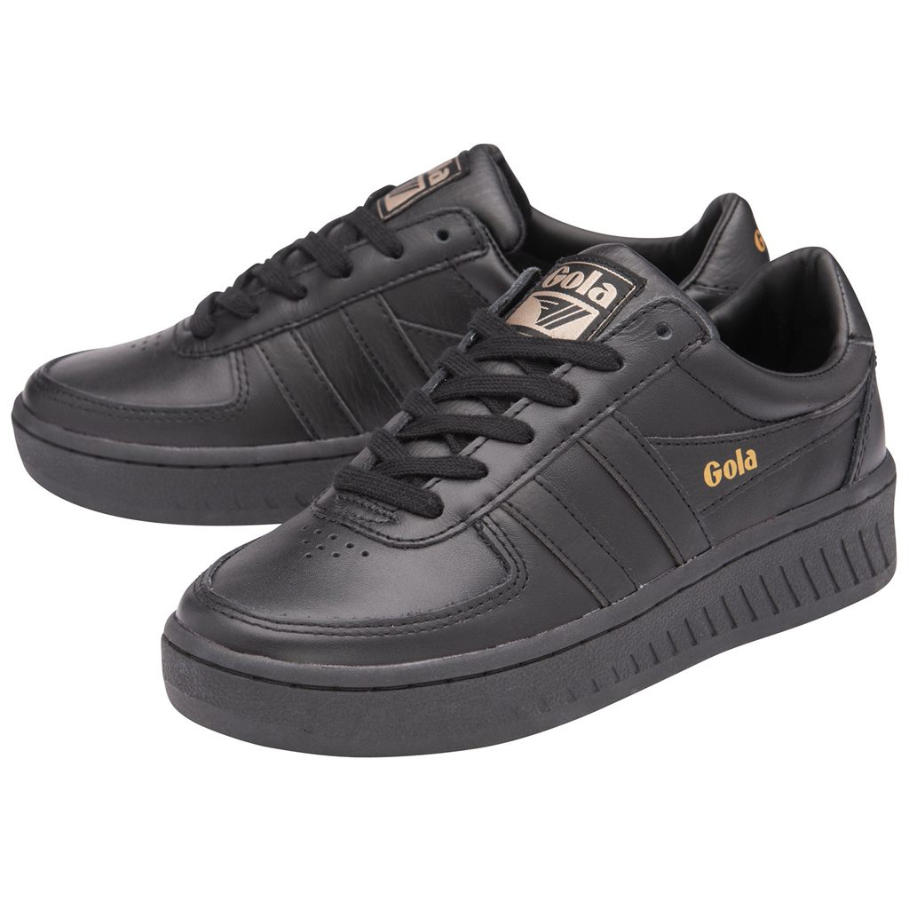Gola Classics Grandslam Leather Sneakers Negras Colombia | 780TKCGHQ
