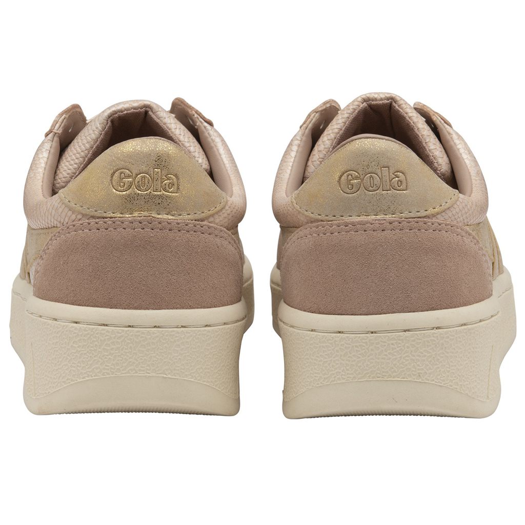 Gola Classics Grandslam Lizard Sneakers Rosas Doradas Colombia | 902TNZQHE