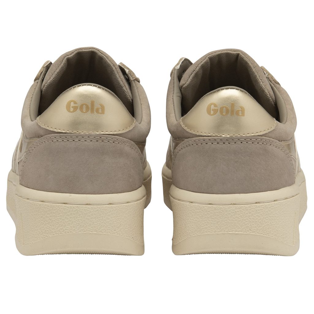 Gola Classics Grandslam Pearl Sneakers Gris Colombia | 624BELKAC