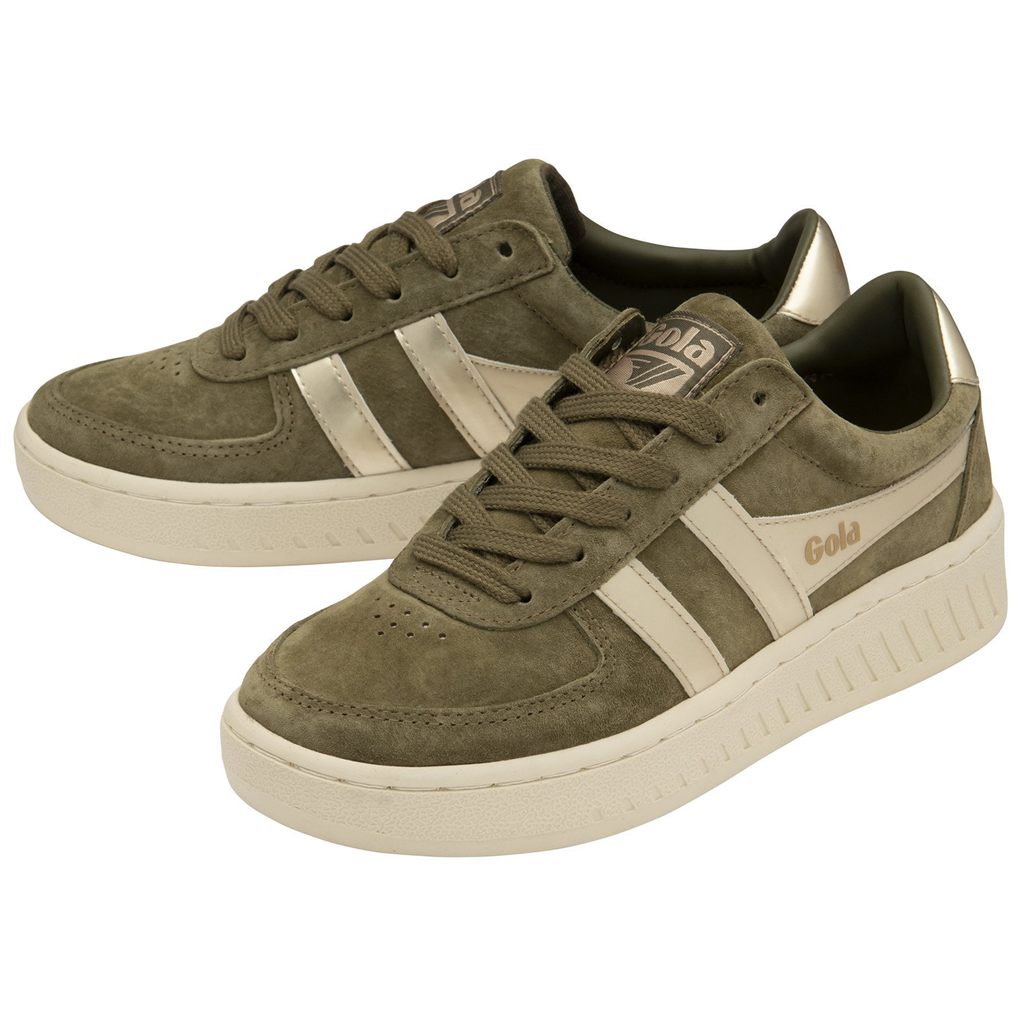 Gola Classics Grandslam Pearl Sneakers Kaki Colombia | 894OTINSZ