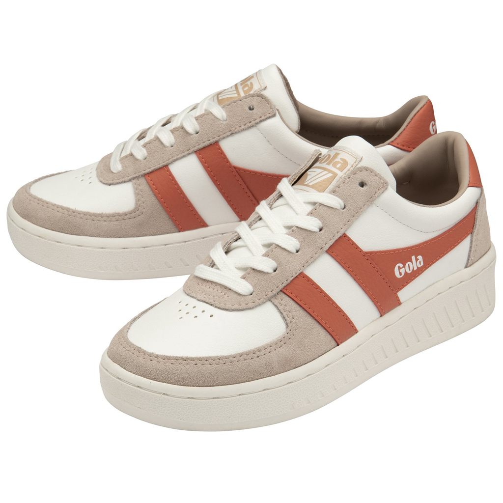 Gola Classics Grandslam Pure Sneakers Blancas Coral Colombia | 687MGCRSW