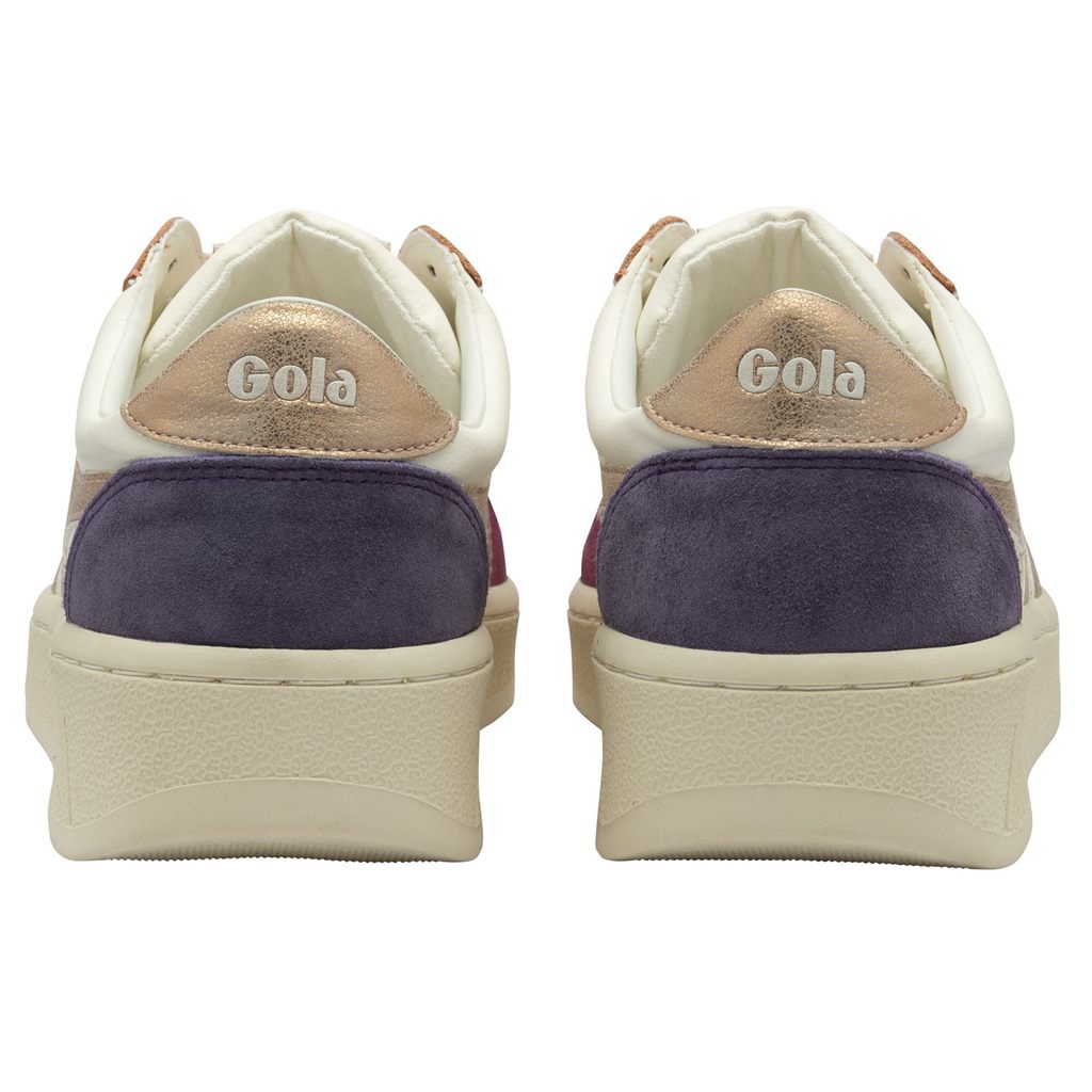 Gola Classics Grandslam Quadrant Sneakers Blancas Rosas Doradas Colombia | 725SEJXCM