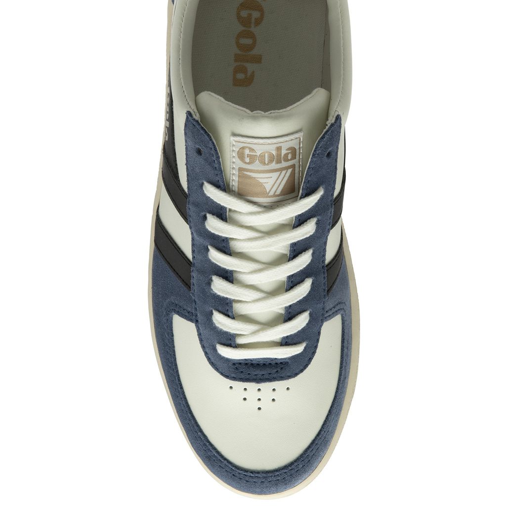 Gola Classics Grandslam Quadrant Sneakers Blancas Negras Colombia | 591INSVCK