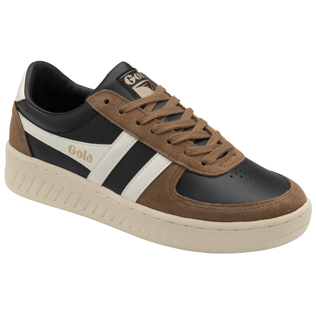 Gola Classics Grandslam Quadrant Sneakers Negras Blancas Colombia | 605ZHOUVA