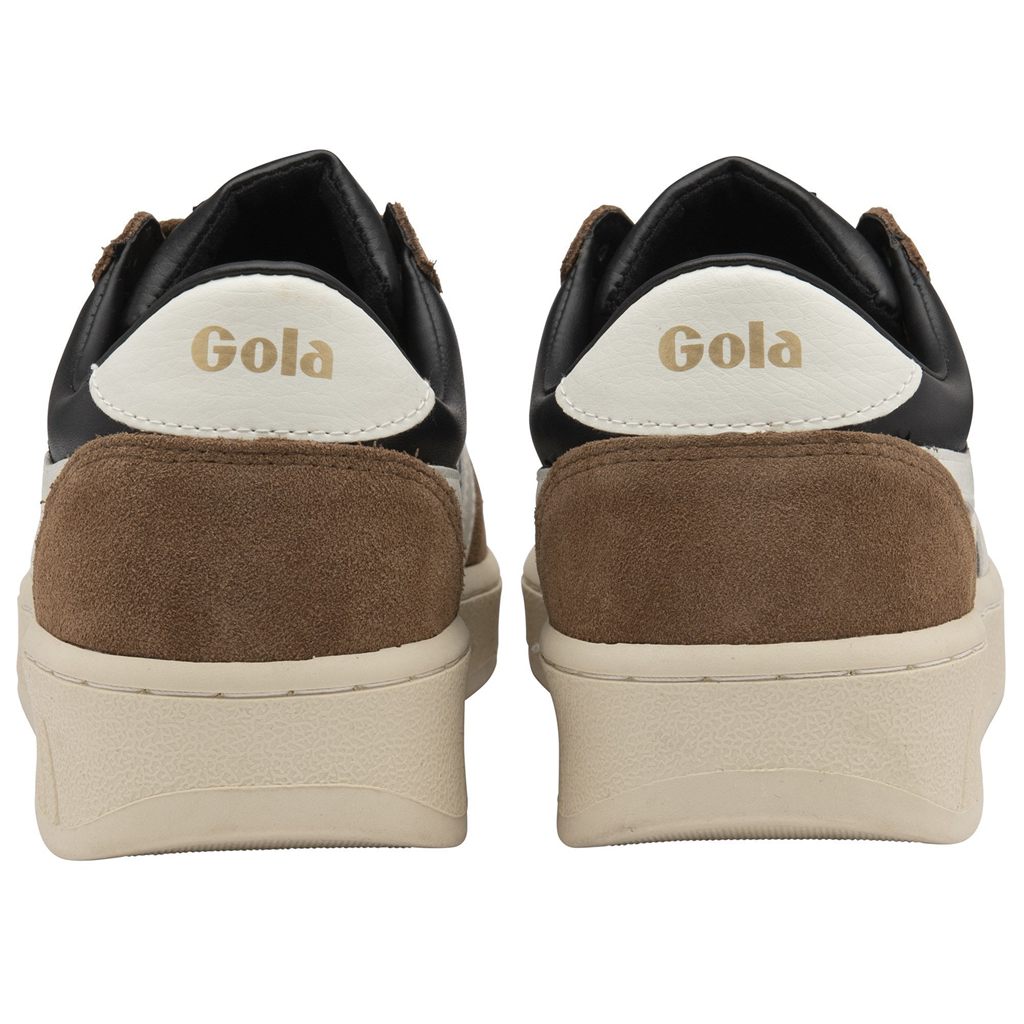 Gola Classics Grandslam Quadrant Sneakers Negras Blancas Colombia | 605ZHOUVA