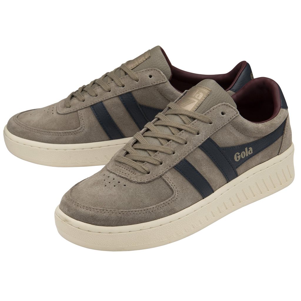 Gola Classics Grandslam Suede Sneakers Azul Marino Burdeos Colombia | 219IFZBOC