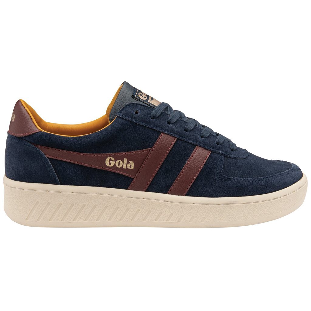 Gola Classics Grandslam Suede Sneakers Azul Marino Burdeos Colombia | 392DSIPEU