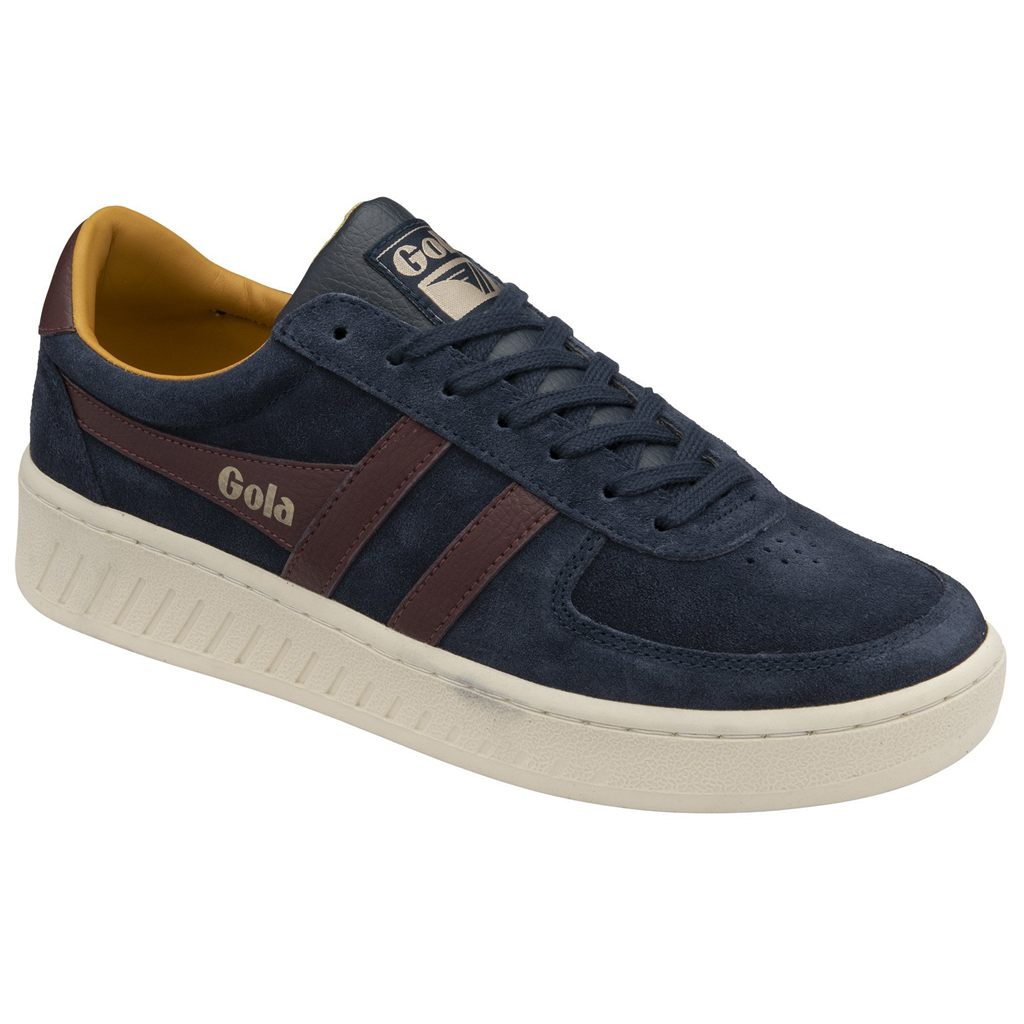 Gola Classics Grandslam Suede Sneakers Azul Marino Burdeos Colombia | 392DSIPEU