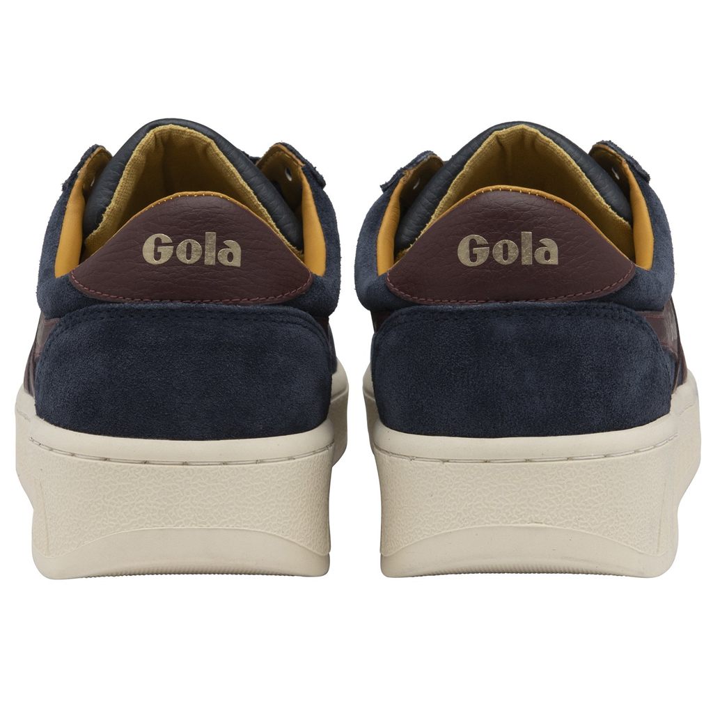 Gola Classics Grandslam Suede Sneakers Azul Marino Burdeos Colombia | 392DSIPEU