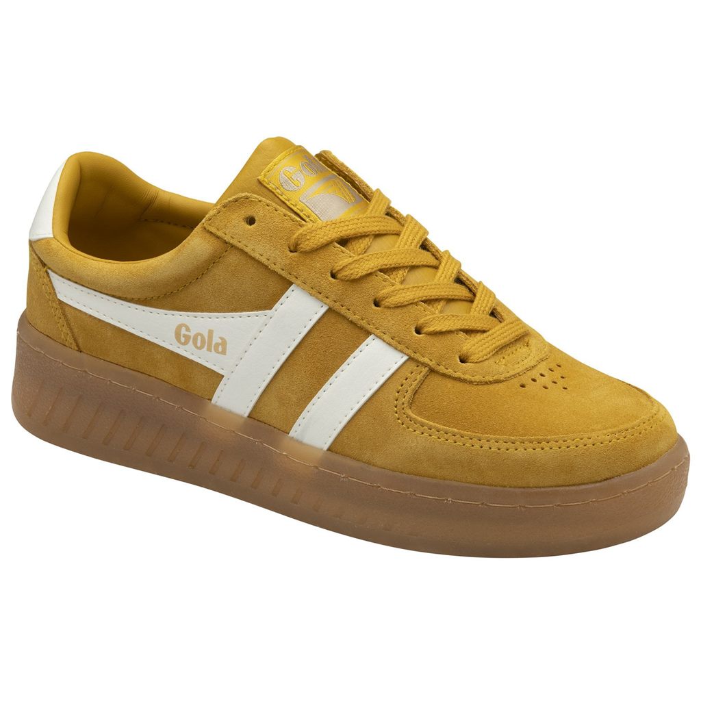Gola Classics Grandslam Suede Sneakers Blancas Colombia | 473KMWVBA