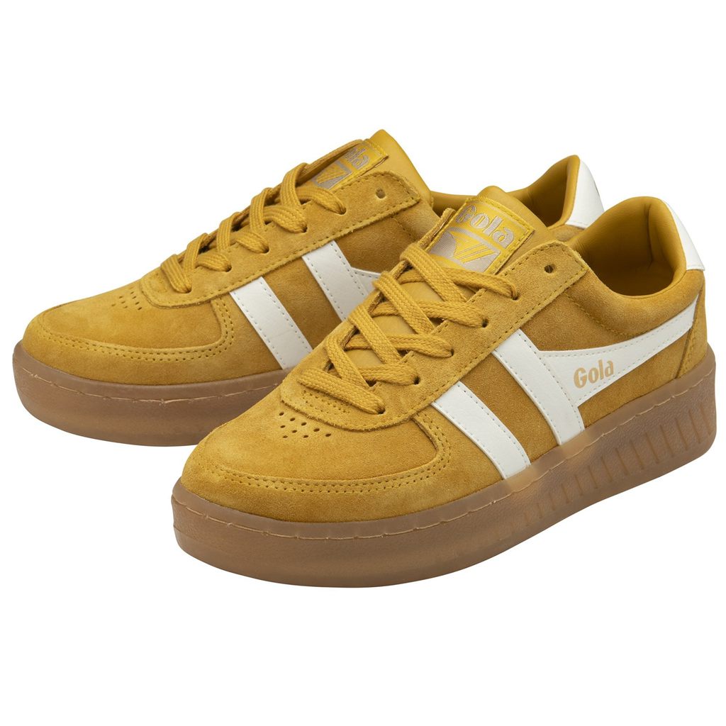 Gola Classics Grandslam Suede Sneakers Blancas Colombia | 473KMWVBA