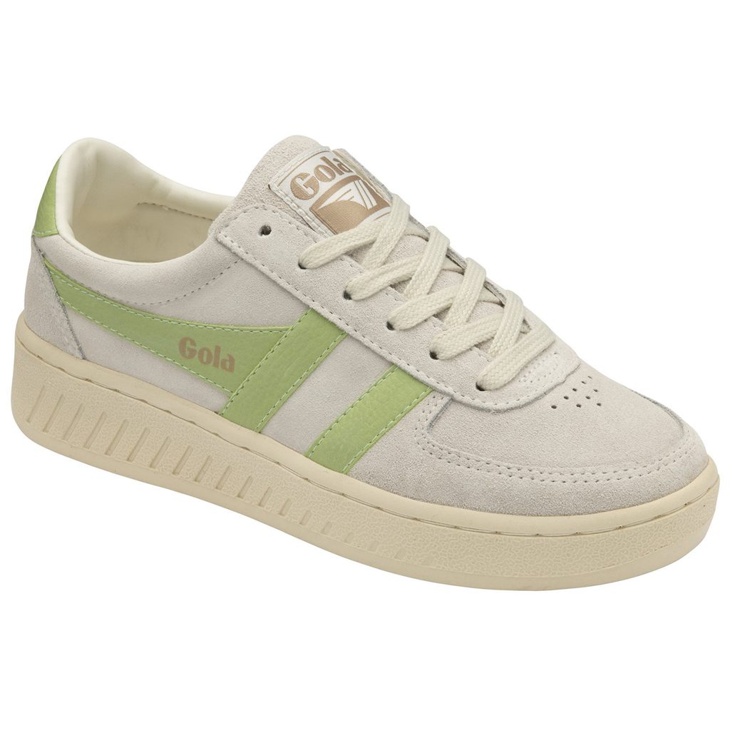 Gola Classics Grandslam Suede Sneakers Blancas Verde Colombia | 590FKDMRA